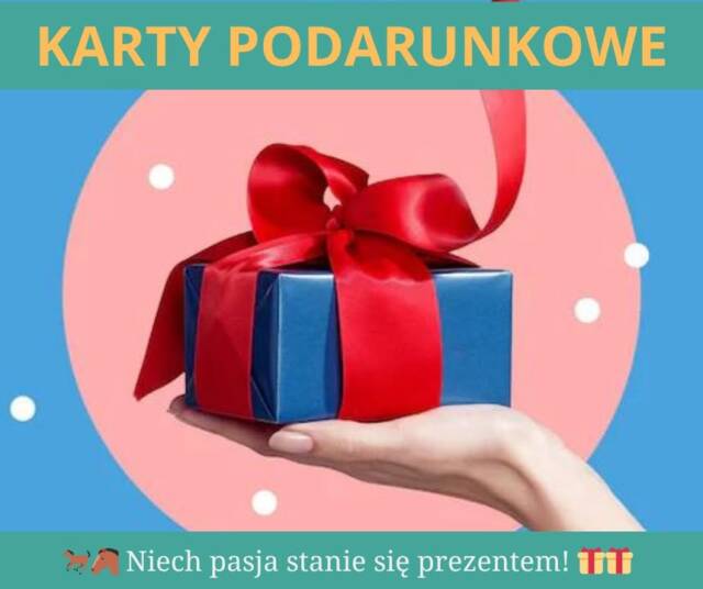🎁 Podaruj komuś wyjątkowe chwile w siodle!
W naszej stajni możesz kupić karty podarunkowe na:
➡️ 1 / 4 / 8 / 10 lekcji – indywidualnych lub grupowych,
w zależności od potrzeb i poziomu zaawansowania.

Karta ważna jest 12 miesięcy od pierwszej lekcji.
Gwarantujemy bezpieczeństwo, miłą atmosferę, spokojne konie i pełen profesjonalizm 🐎

📩 Skontaktuj się z nami, by sprawić komuś prezent, który zostanie w pamięci na długo!